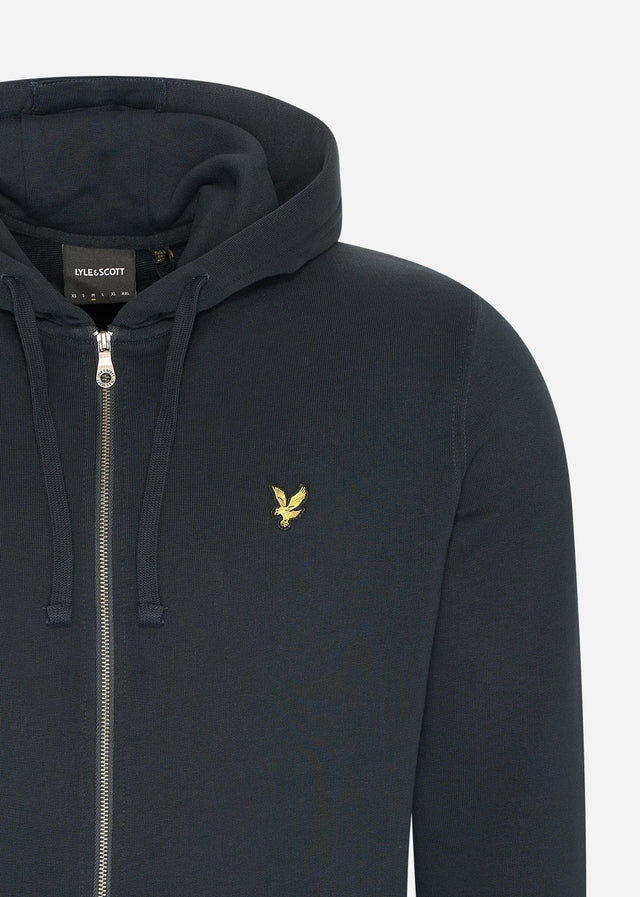 Lyle & Scott Cardigans Zip through hoodie - dark navy