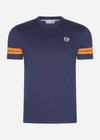 Sergio Tacchini T-shirts  Grello tee - maritime blue marmalade 