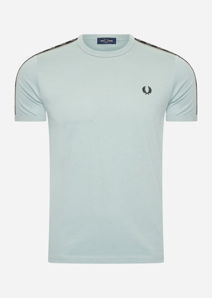 Fred Perry T-shirts  Contrast tape ringer t-shirt - slvblu warmgrey 