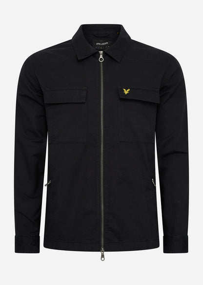 Lyle & Scott Overshirts  Cotton twill overshirt - jet black 