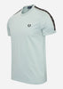 Fred Perry T-shirts  Contrast tape ringer t-shirt - slvblu warmgrey 