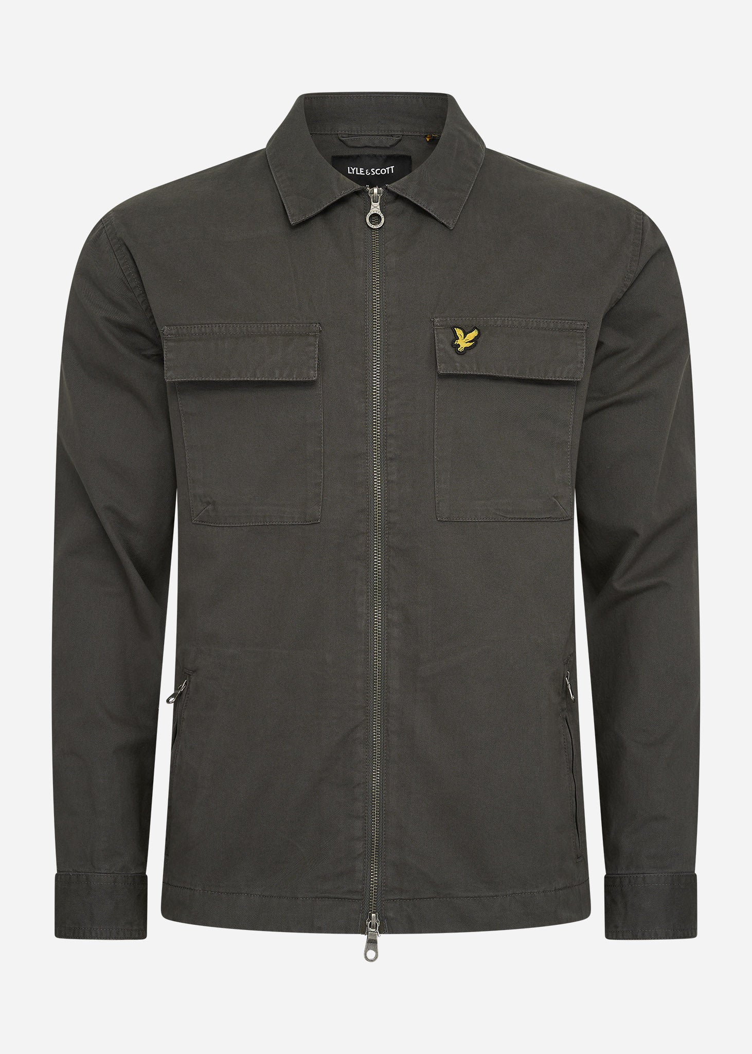 Lyle & Scott Overshirts  Cotton twill overshirt - gunmetal 