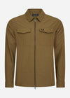 Fred Perry Overshirts  Zip overshirt - shaded stone 