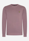 Lyle & Scott Truien  Crew neck sweatshirt - highland mauve 