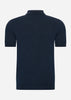 Ben Sherman Polo's  Vertical stripe polo  - dark navy 