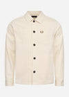 Fred Perry Overshirts  Twill overshirt - ecru 