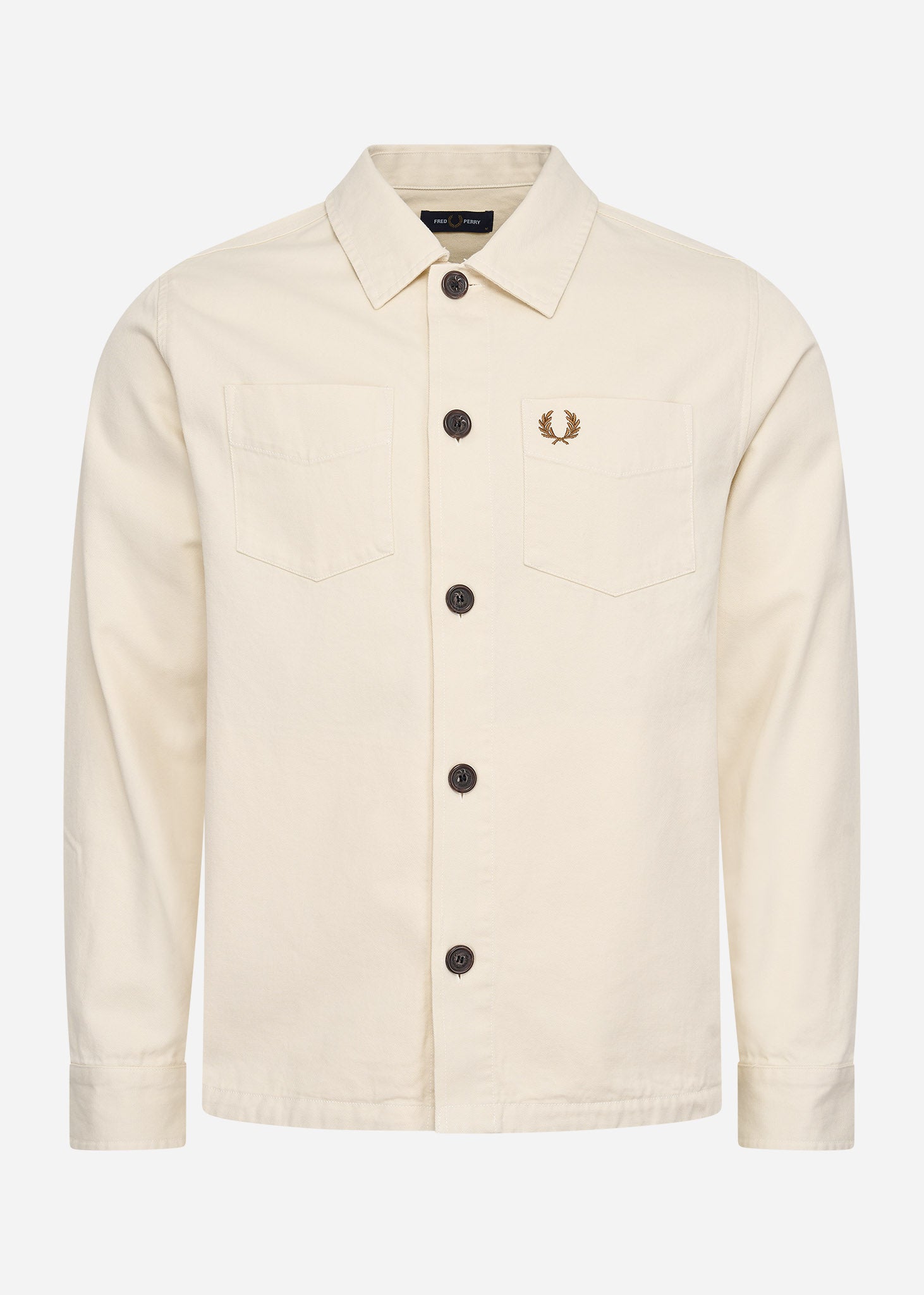 Fred Perry Overshirts  Twill overshirt - ecru 