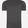 Fred Perry T-shirts  Ringer t-shirt - anchgrey dark caramel