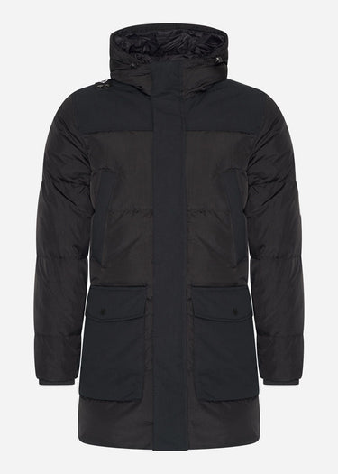 MA.Strum Jassen  Recoil down coat parka - black 