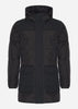 MA.Strum Jassen  Recoil down coat parka - black 