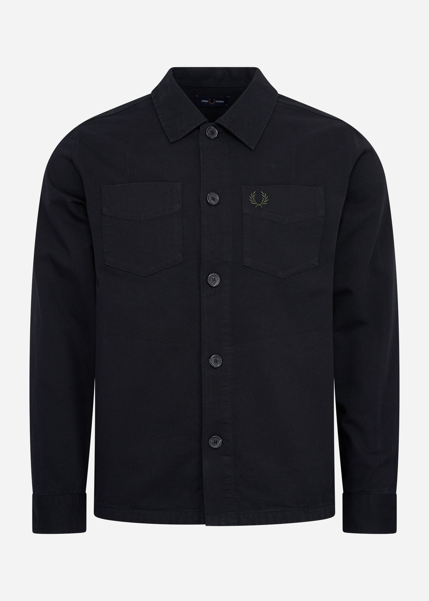 Fred Perry Overshirts  Twill overshirt - black 
