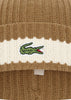 Lacoste Mutsen  Beanie - cookie flour 