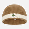Lacoste Mutsen  Beanie - cookie flour 