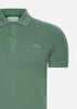 Lacoste Polo's  Contrast stripe polo - sequoia 