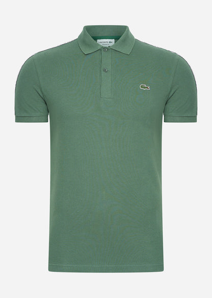 Lacoste Polo's  Contrast stripe polo - sequoia 