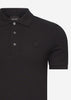 Lyle & Scott Polo's  Tonal eagle polo shirt - jet black 