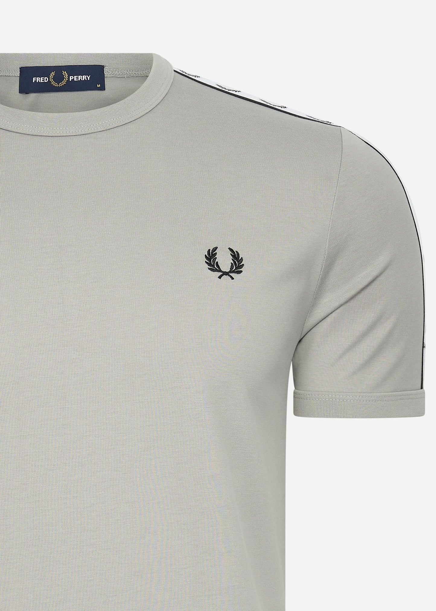 Fred Perry T-shirts  Taped ringer t-shirt - limestone 