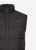 Fred Perry Bodywarmers  Insulated gilet - black 