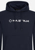 MA.Strum Hoodies  Chest print overhead hoody - ink navy 