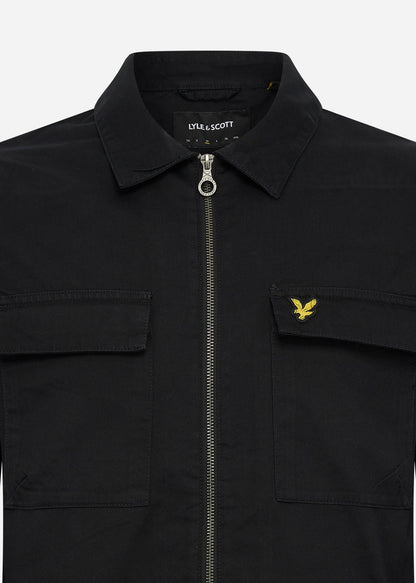 Lyle & Scott Overshirts  Cotton twill overshirt - jet black 