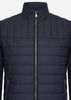 Barbour International Truien  Counter quilted sweat - night sky 