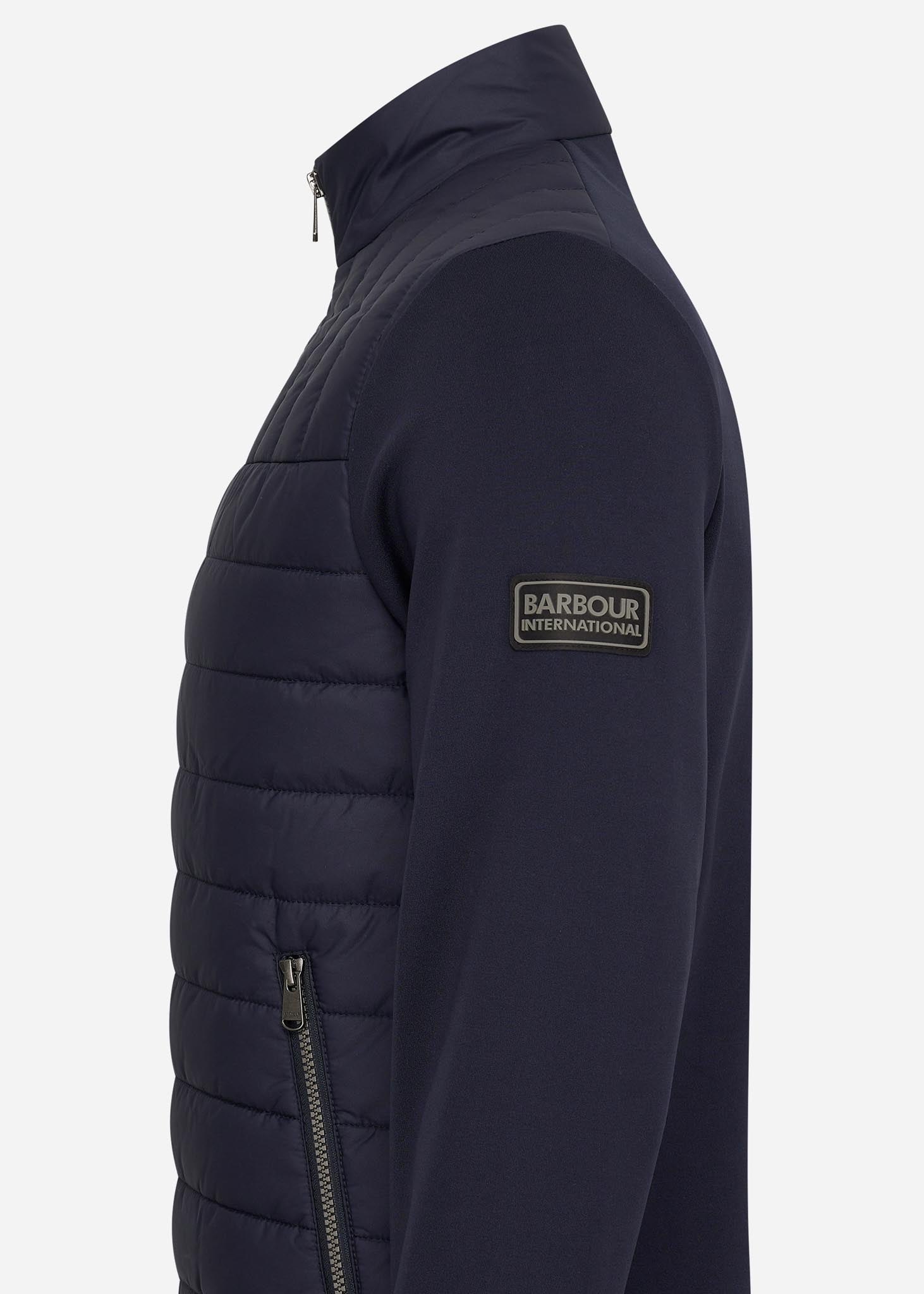 Barbour International Truien  Counter quilted sweat - night sky 