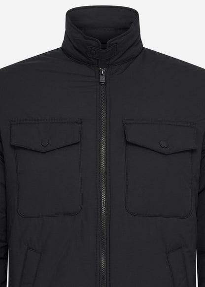 Barbour International Jassen  District quilt - black 