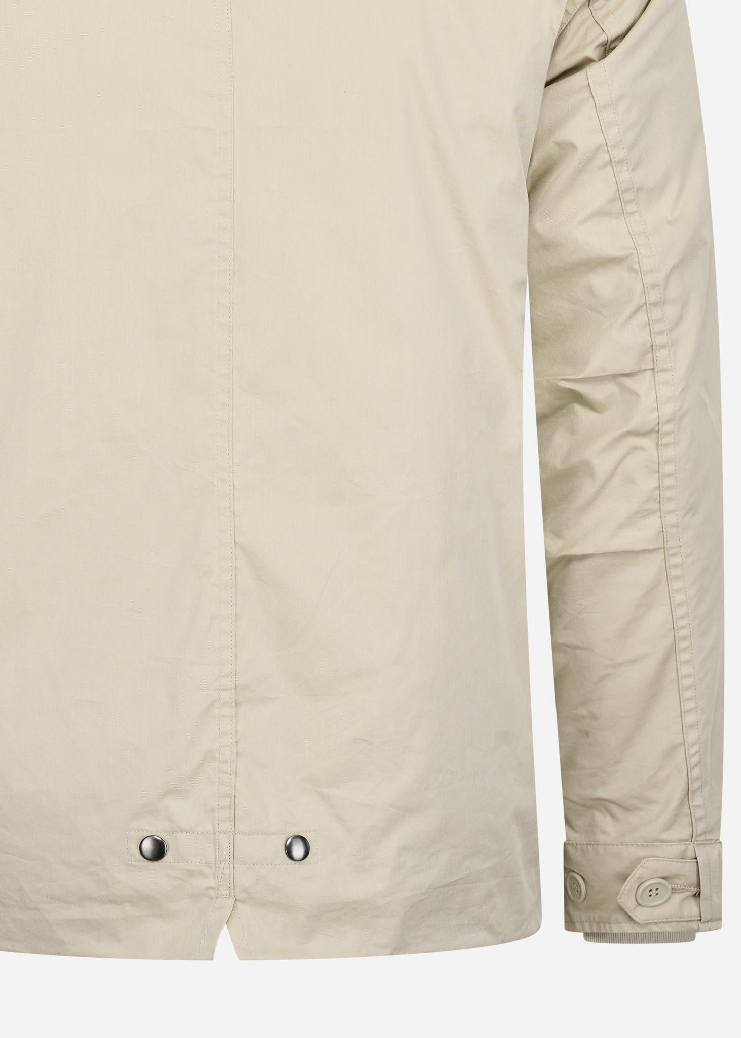 Fred Perry Jassen  Short padded parka - light oyster 