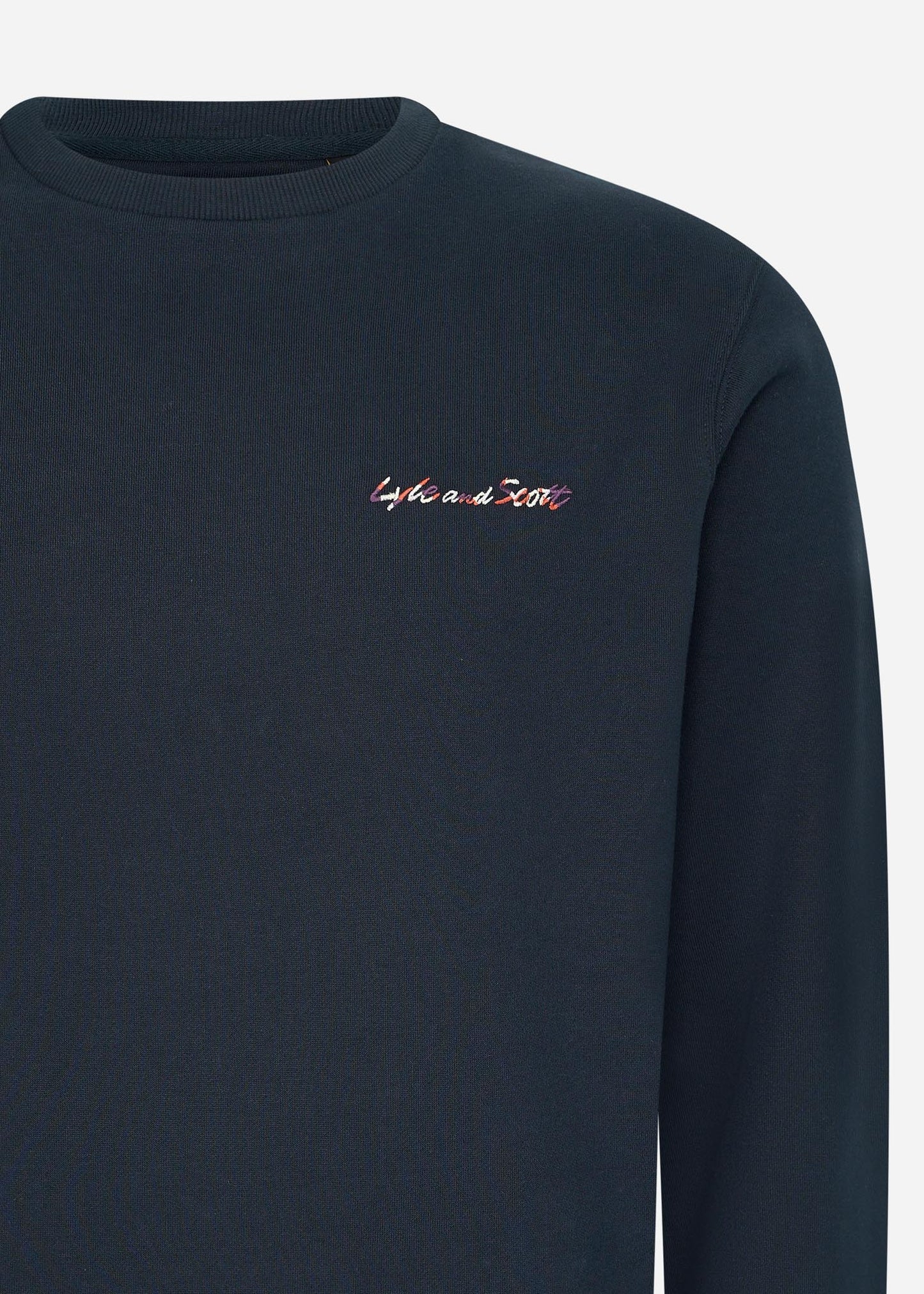 Lyle & Scott Truien  Multi embroidery crewneck - dark navy 