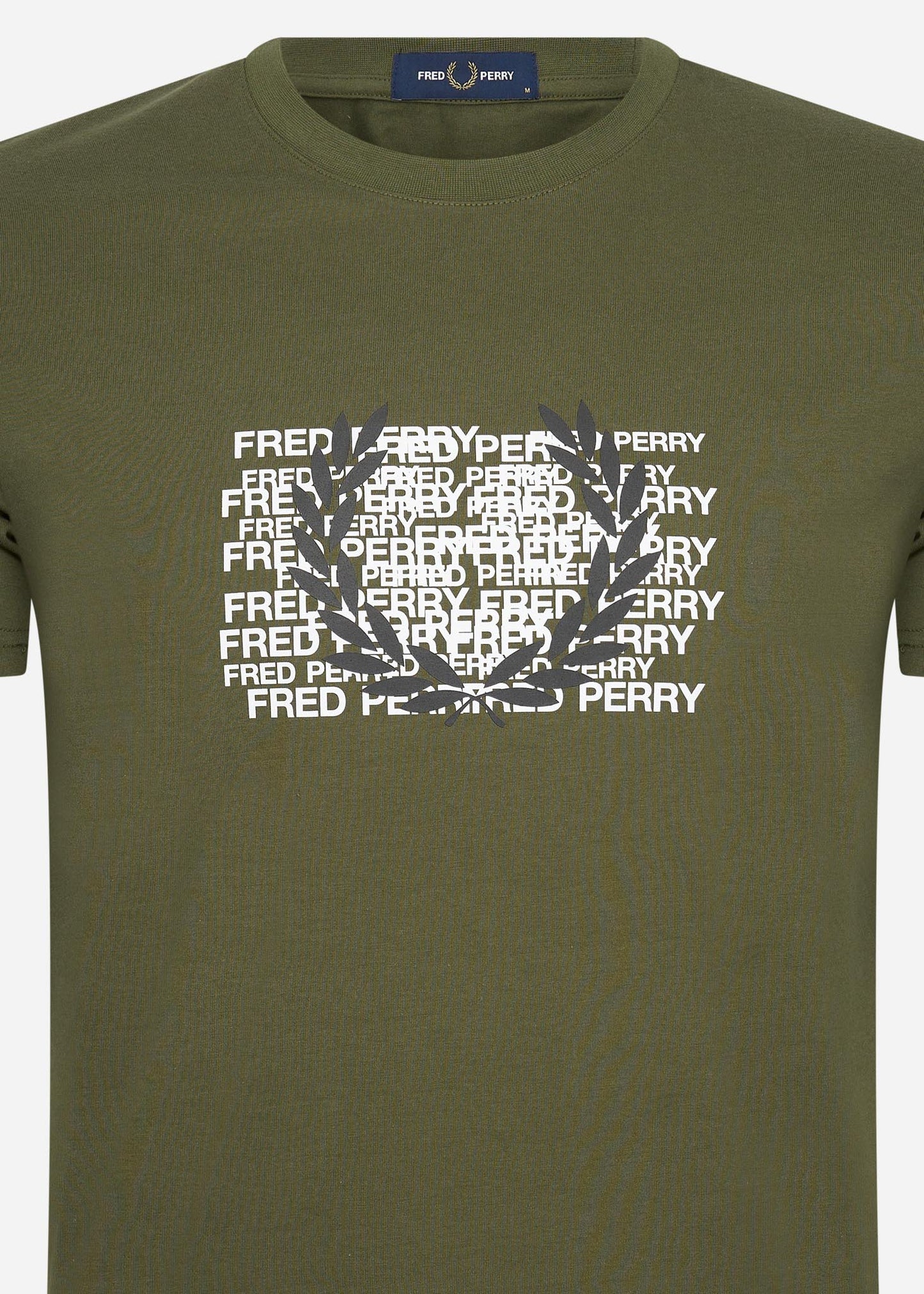 Fred Perry T-shirts  Fred perry graphic t-shirt - uniform green 