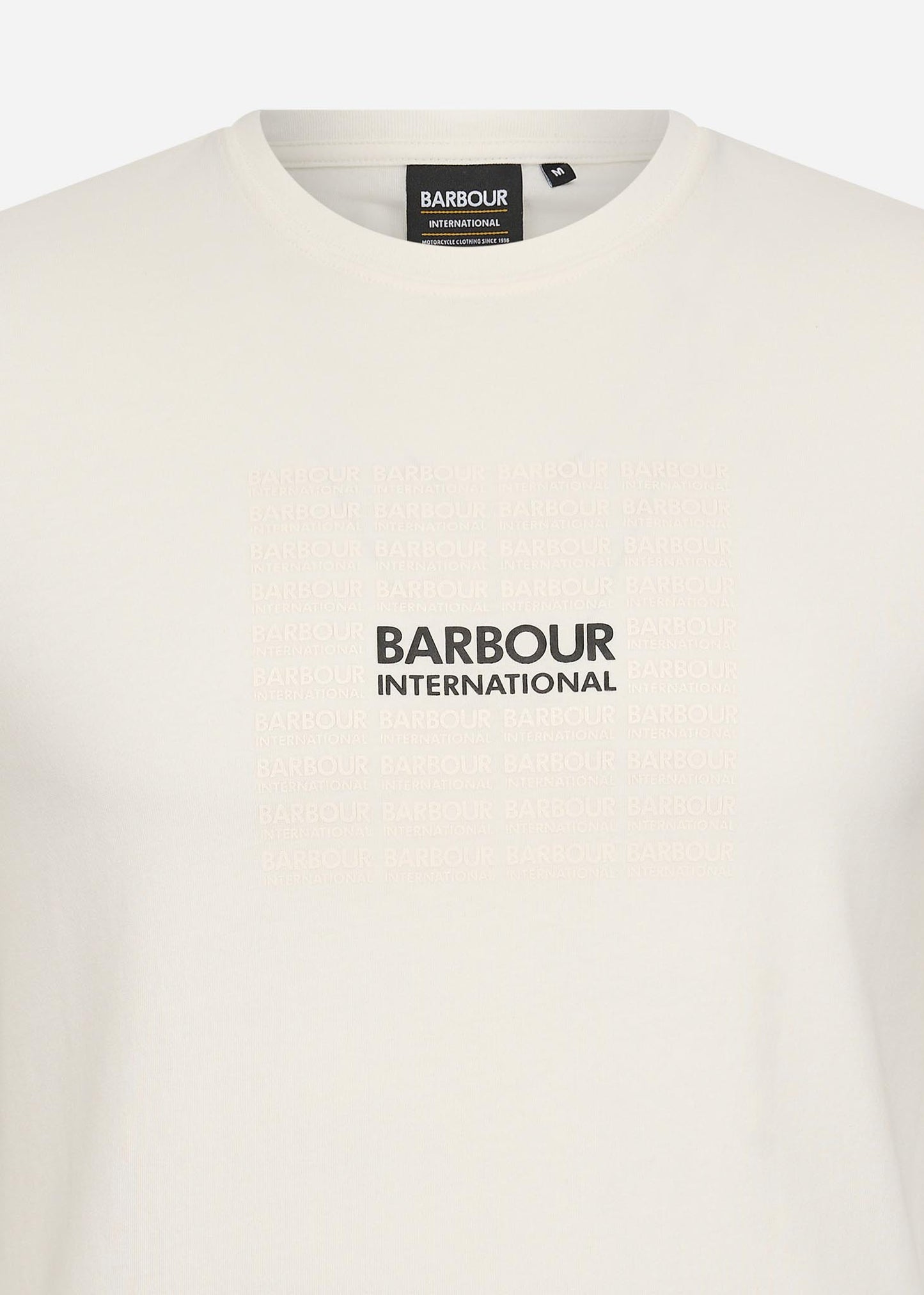 Barbour International T-shirts  Multi tee - whisper white 