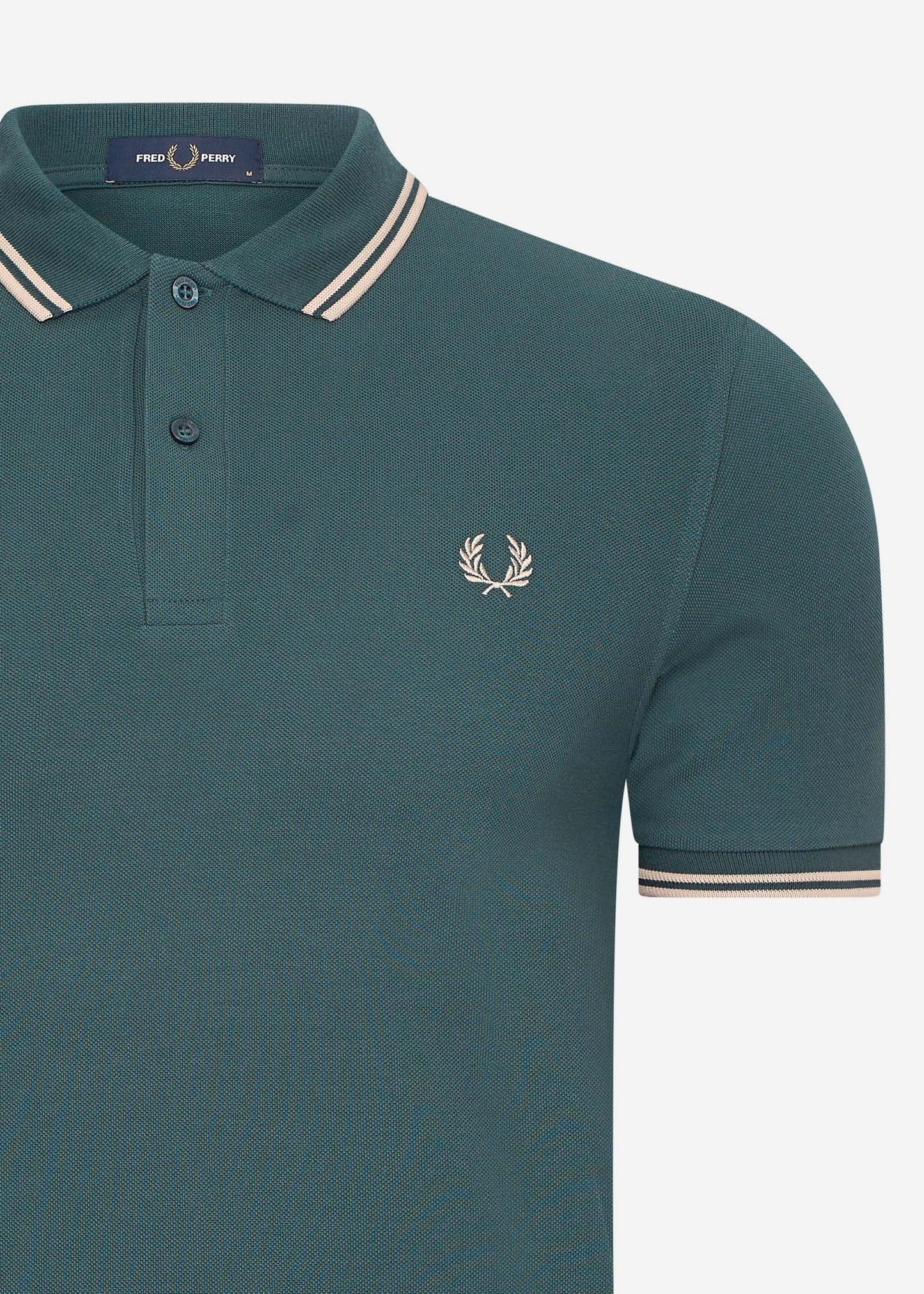 Fred Perry Polo's  Twin tipped fred perry shirt - petrol blue 