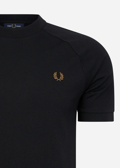 Fred Perry T-shirts  Chequerboard t-shirt - black 