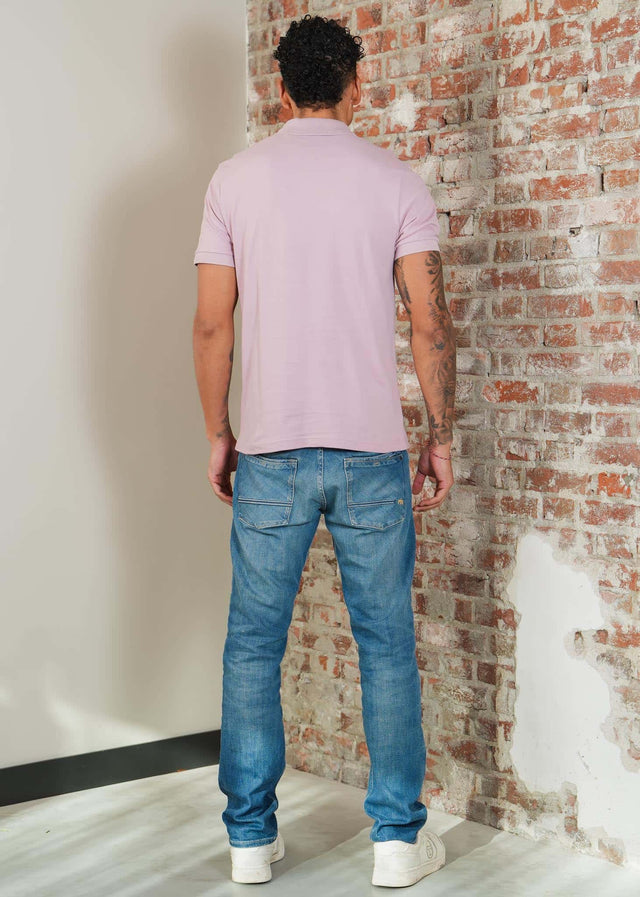 Hugo Boss Polo's Passenger - light pastel purple
