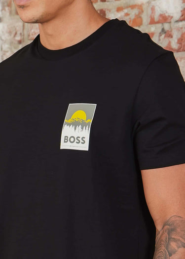 Hugo Boss T-shirts Te_plain - black