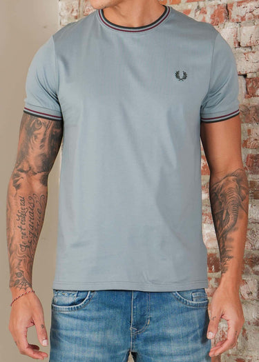 Fred Perry T-shirts Twin tipped t-shirt - stockport blue oxblood grassroots