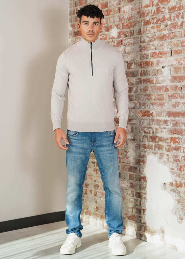 Hugo Boss Truien Kanobix s - open grey