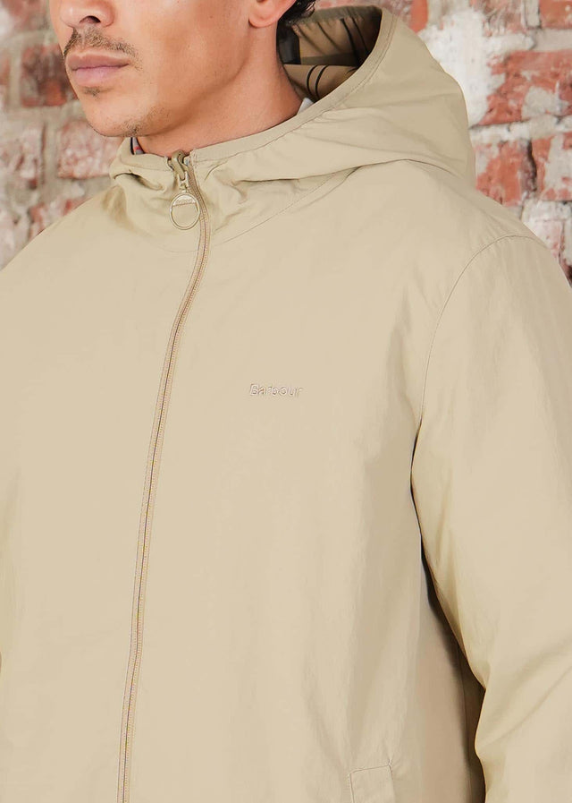 Barbour Jackets Barbour reversible kemble showerproof jacket - washed stone