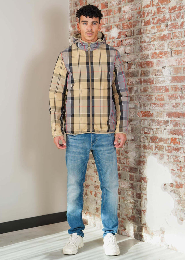 Barbour Jackets Barbour reversible kemble showerproof jacket - washed stone