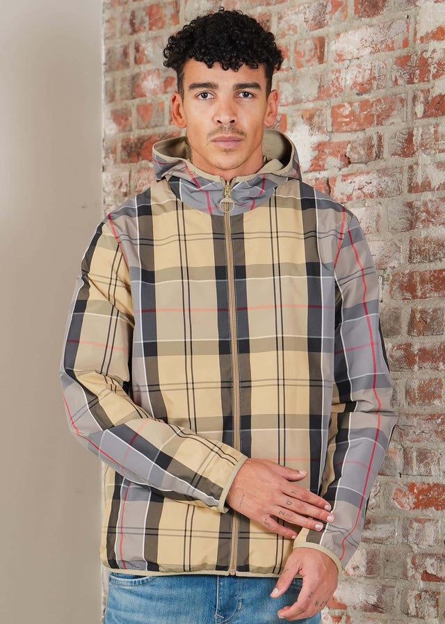 Barbour Jackets Barbour reversible kemble showerproof jacket - washed stone