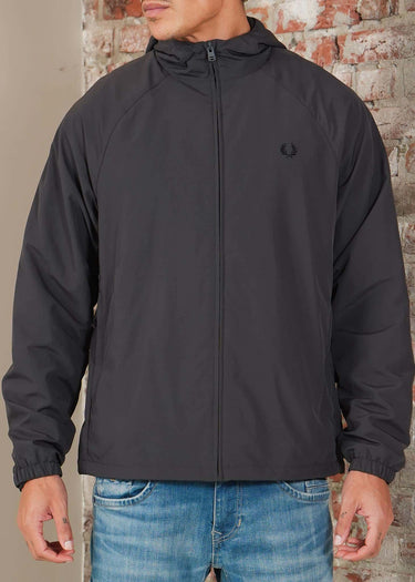 Fred Perry Jassen Hooded shell jacket - anchor grey