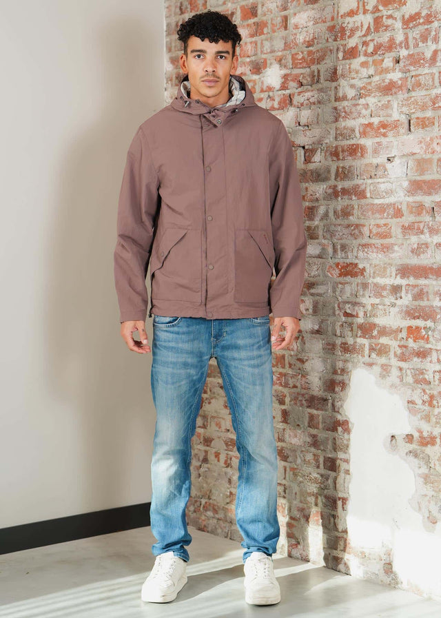 Barbour Jassen Barbour baywick showerproof jacket - peppercorn