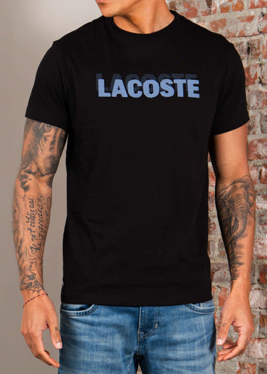 Lacoste T-shirts Regular fit ultra dry training t-shirt - black aphylla