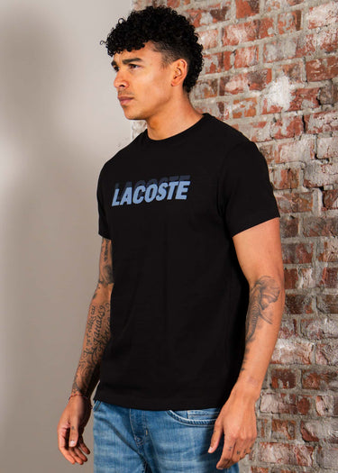 Lacoste T-shirts Regular fit ultra dry training t-shirt - black aphylla