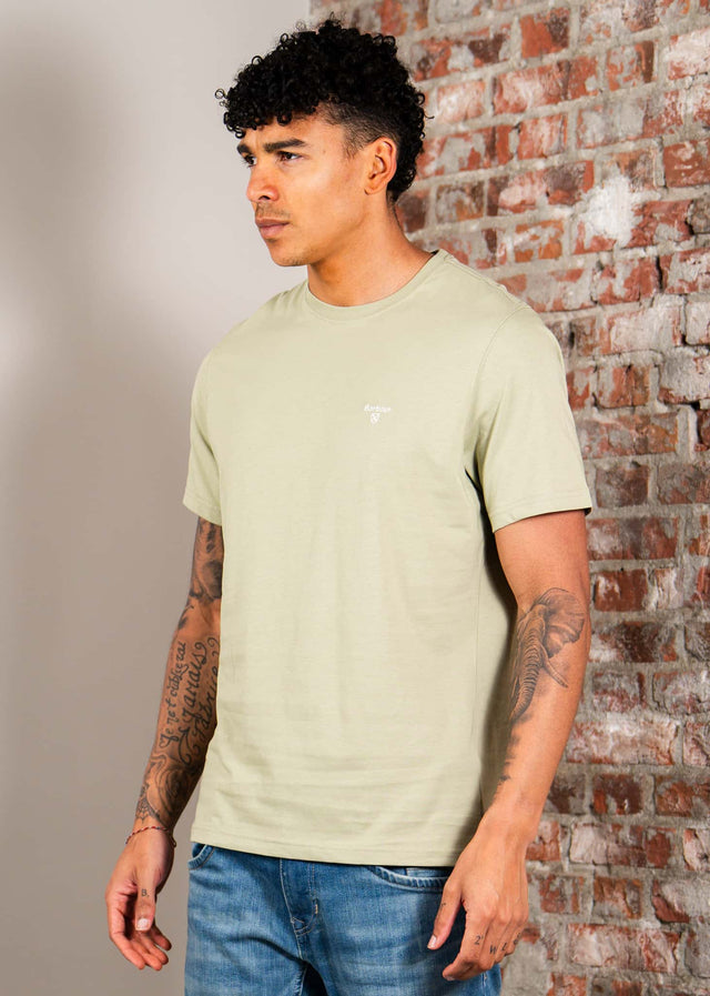 Barbour T-shirts Barbour essential sports t-shirt - sea green