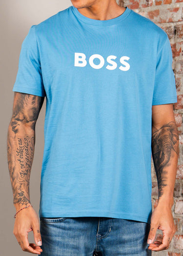 Hugo Boss T-shirts T-shirts rn - turquoise aqua
