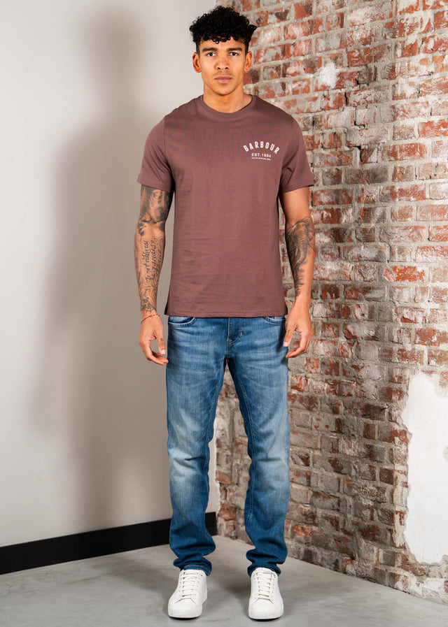 Barbour T-shirts Barbour preppy t-shirt - peppercorn