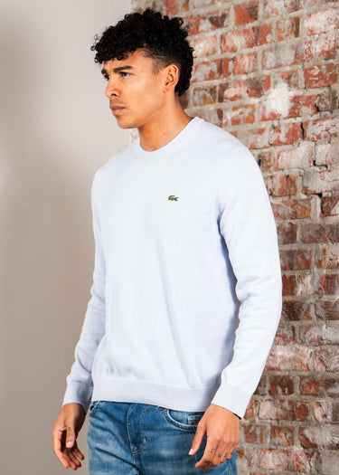 Lacoste Truien Regular fit crew neck sweater - phoenix blue