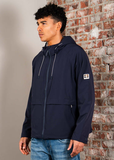 Aquascutum Jassen Shell sp hooded jacket - navy