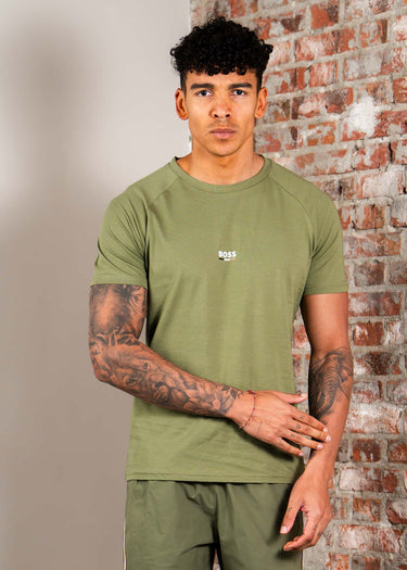 Hugo Boss T-shirts T-shirts rn slim fit - open green